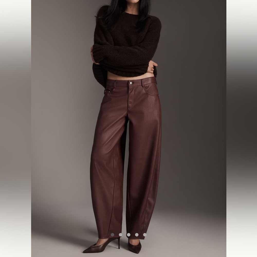 Pilcro Faux Leather Twisted
Balloon Pants